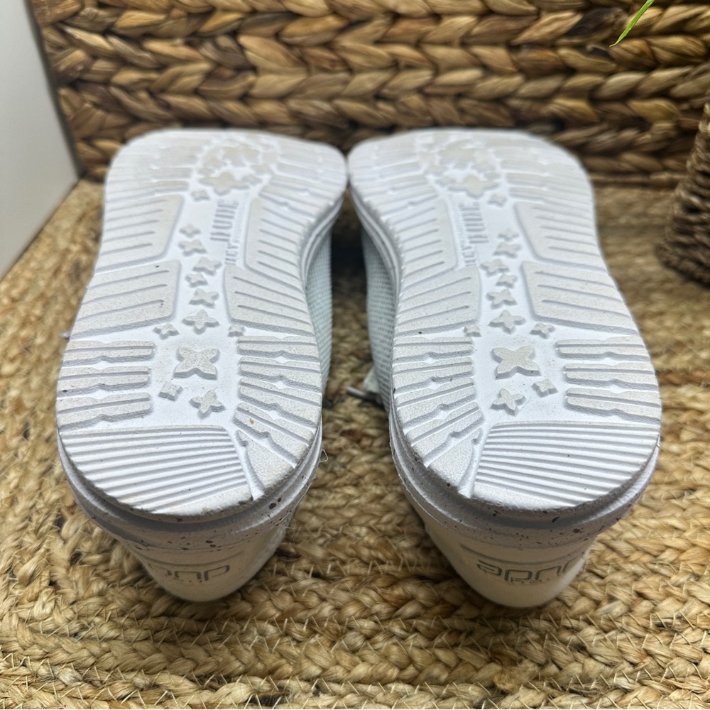 HEY DUDE Wally Sox Stone White Men’s 10 - Picture 12 of 16